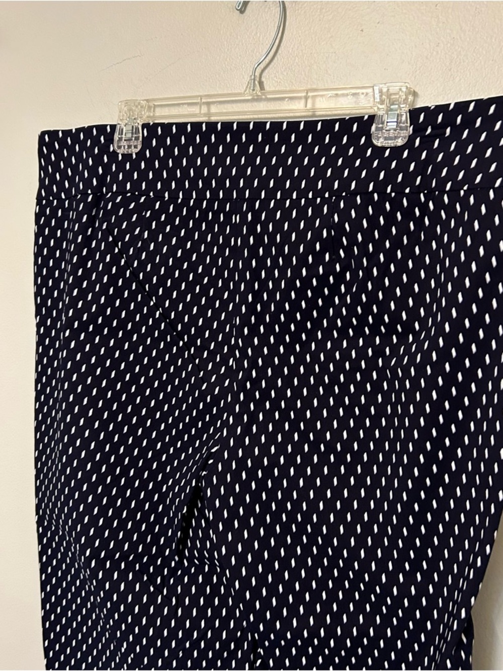 Zac & Rachel Blue Pull On Pants Women 18 W Stretch Career Office Straight Leg - Picture 8 of 8
